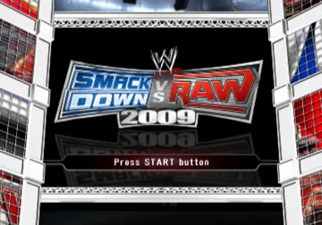 WWE SmackDown vs. Raw 2009 screen shot title